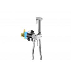 Смеситель с гигиеническим душем AQUATEK Европа AQ1021CR встраиваемый хром